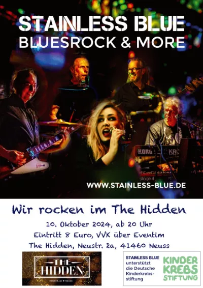 STAINLESS BLUE - STAINLESS BLUE rockt das The Hidden in Neuss